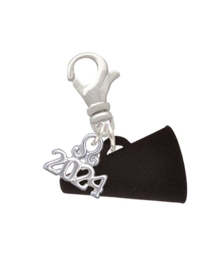 Delight Jewelry Acrylic 3/4" Megaphone Clip on Charm with Year 2024 Image 10