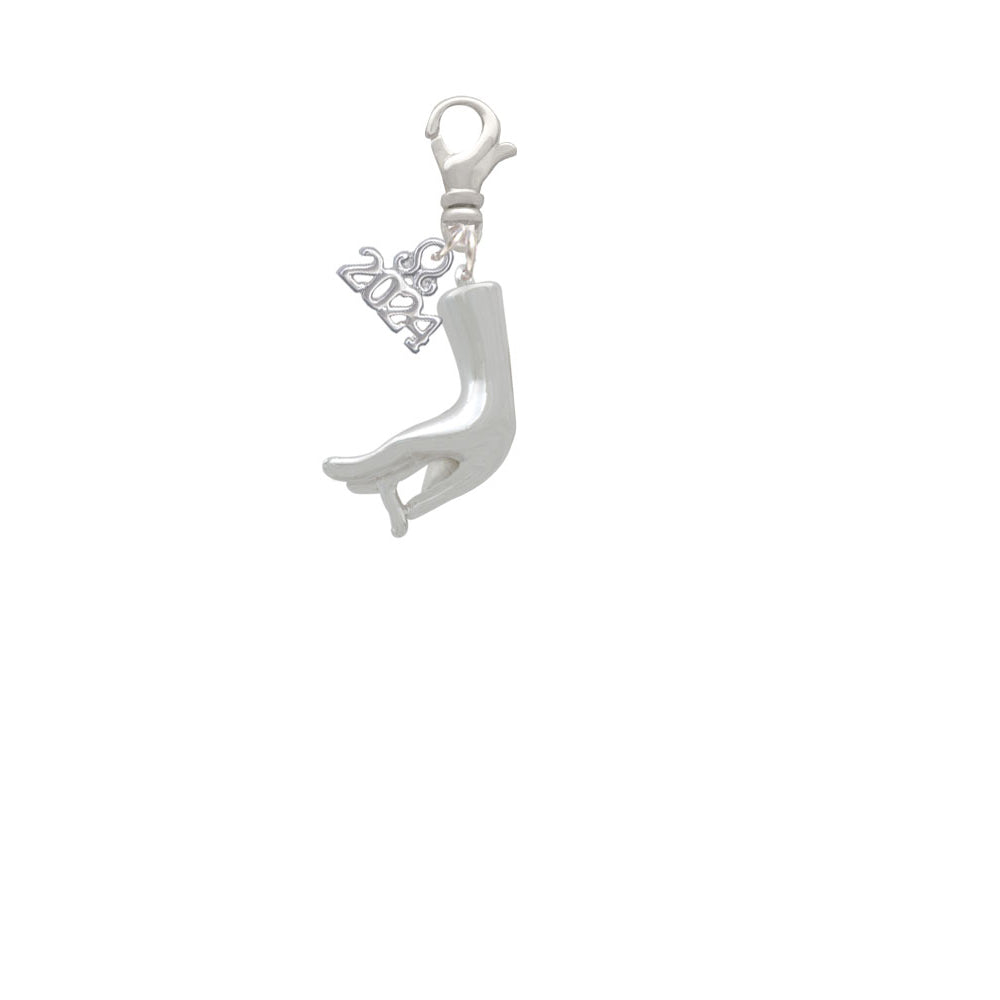 Delight Jewelry Buddha Hand Clip on Charm with Year 2024 Image 2