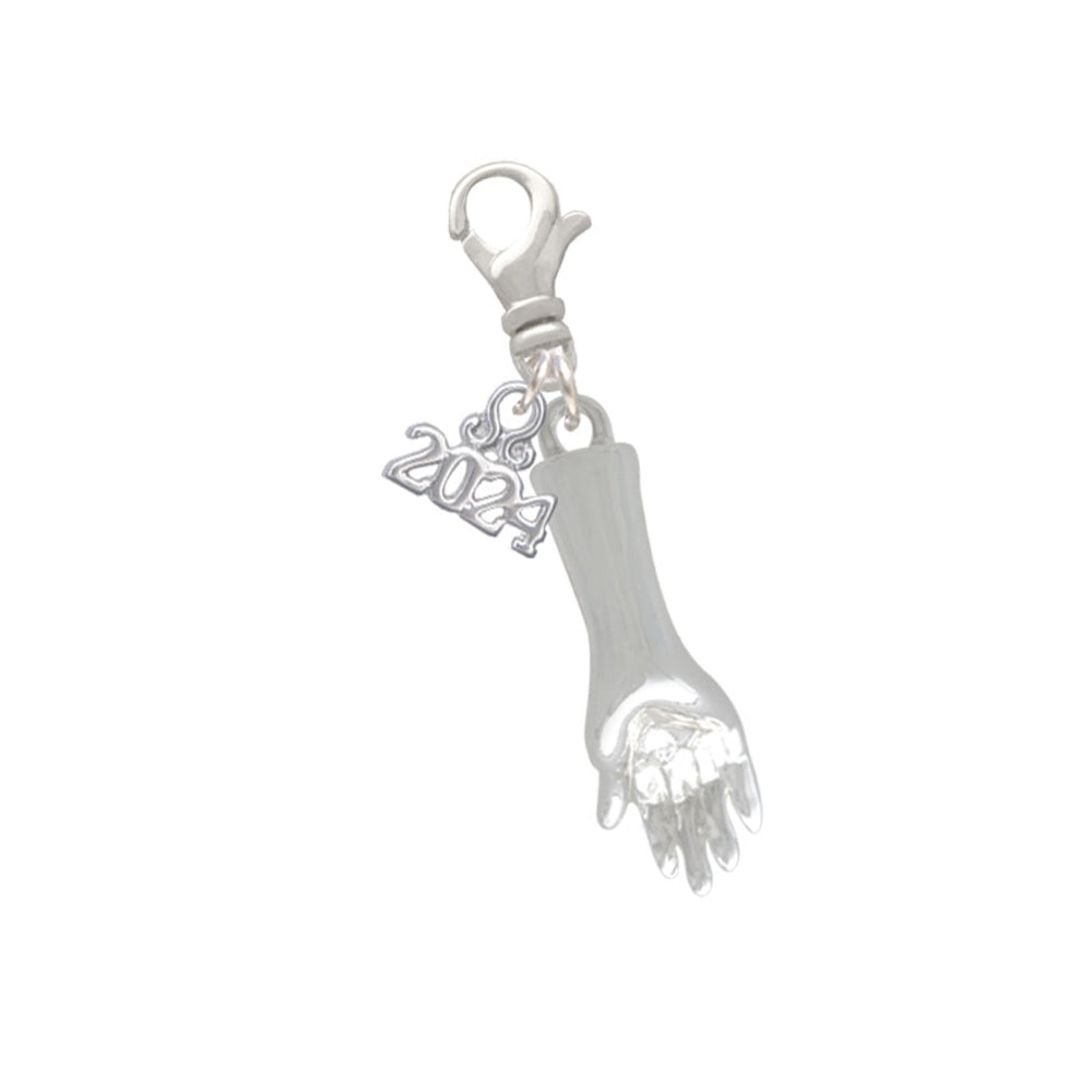 Delight Jewelry Buddha Hand Clip on Charm with Year 2024 Image 4