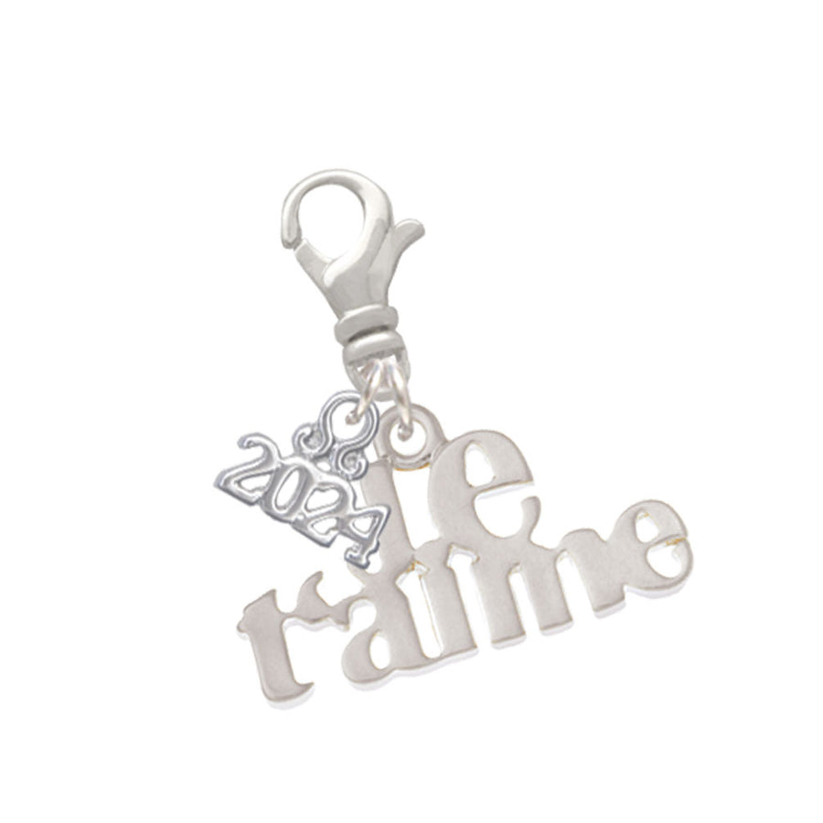 Delight Jewelry Large Je Taime Clip on Charm with Year 2024 Image 1