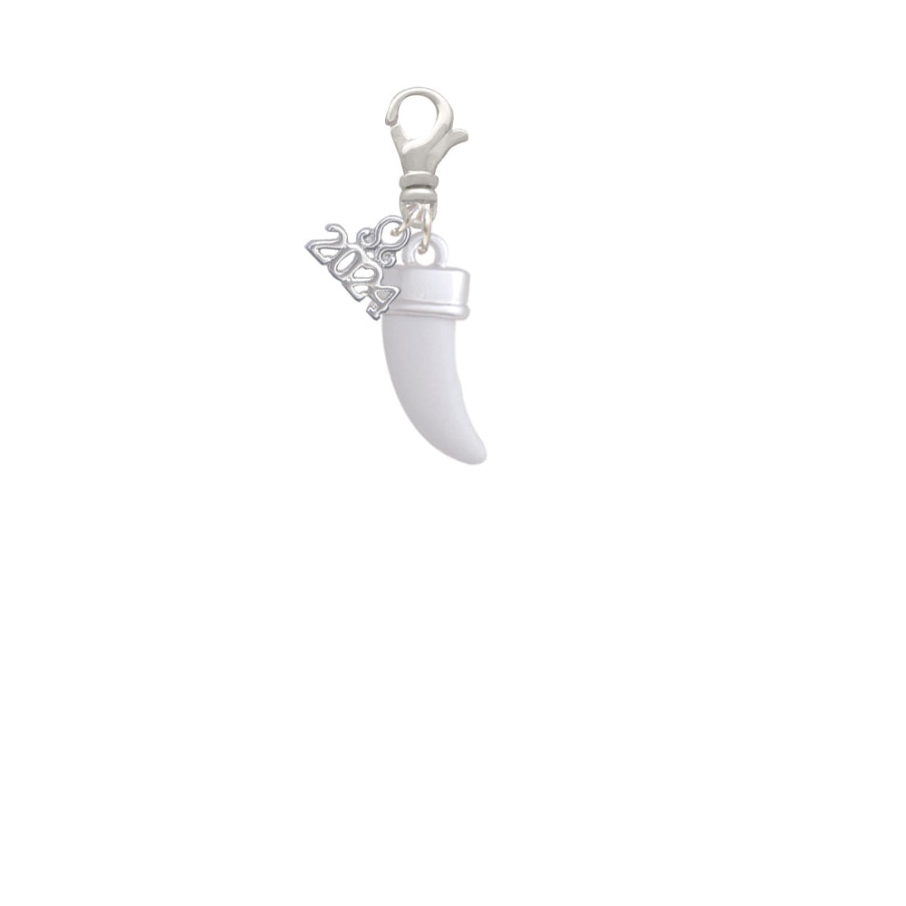 Delight Jewelry Enamel Tooth Clip on Charm with Year 2024 Image 2