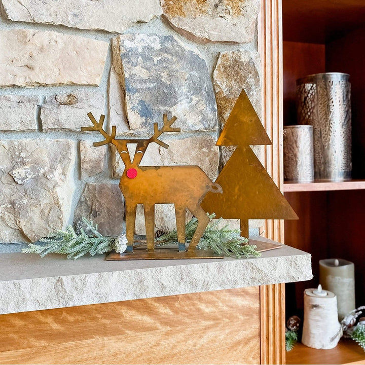 Dasher Contemporary Reindeer Christmas Decoration Image 1