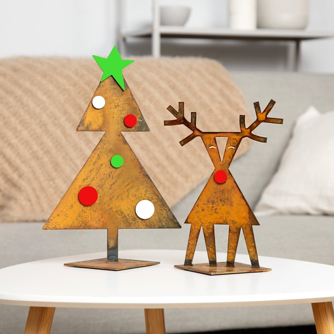 Rudy Contemporary Reindeer Christmas Decoration Image 1