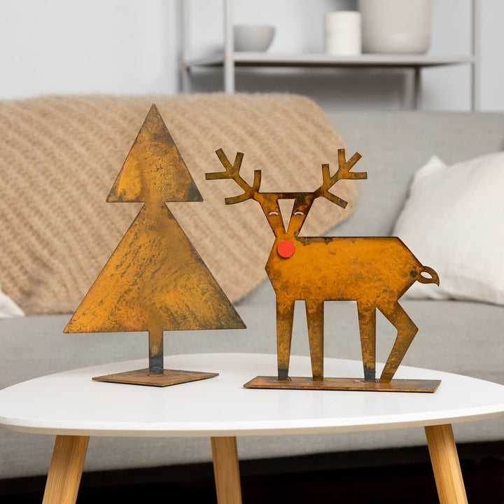 Dasher Contemporary Reindeer Christmas Decoration Image 3