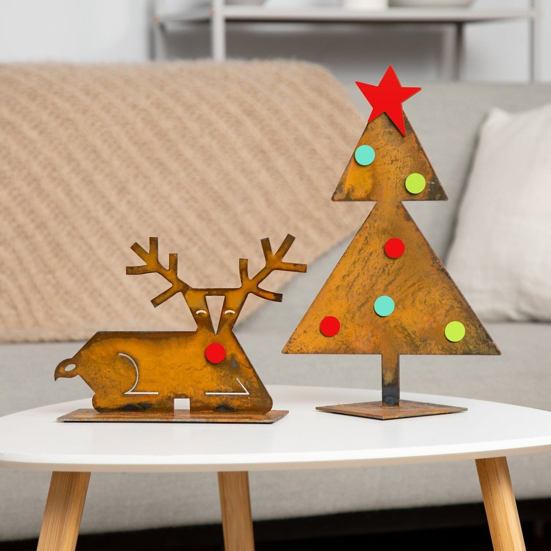 Donner Contemporary Reindeer Christmas Decoration Image 3