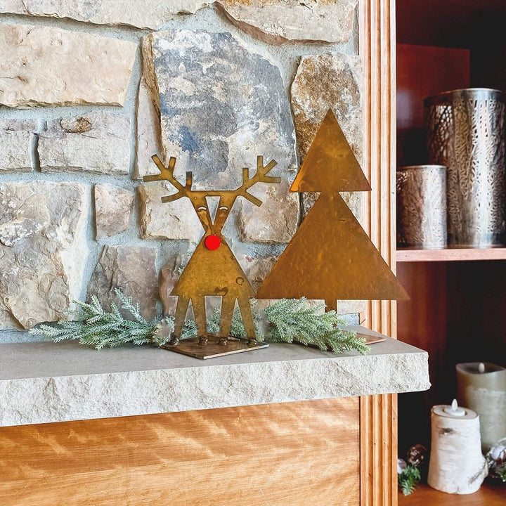 Rudy Contemporary Reindeer Christmas Decoration Image 4