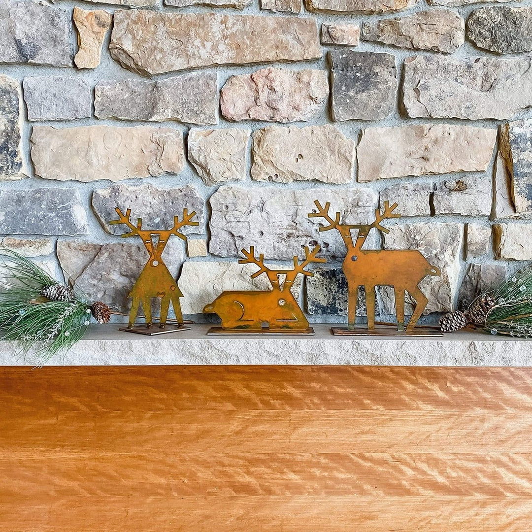 Donner Contemporary Reindeer Christmas Decoration Image 7