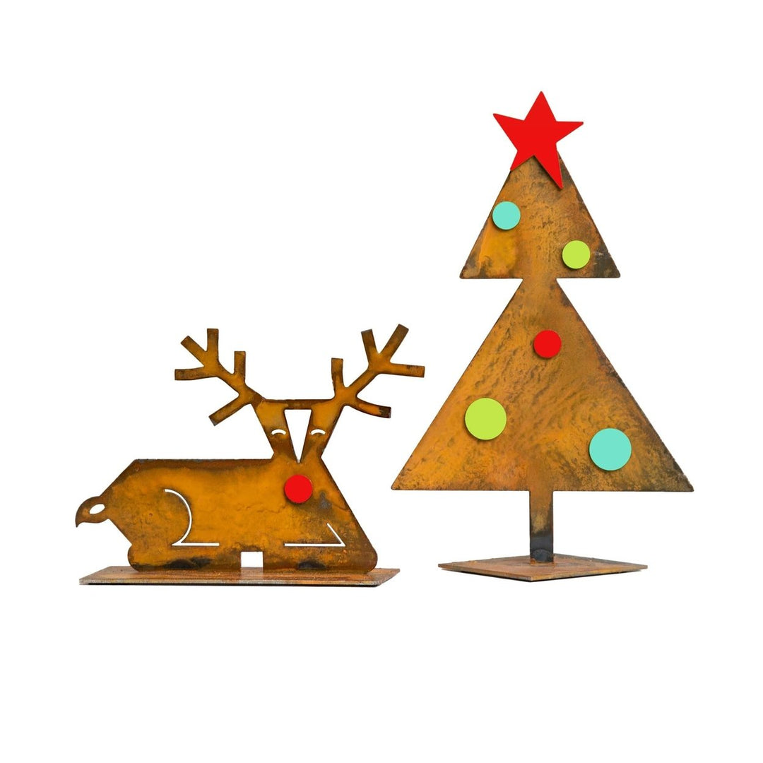 Donner Contemporary Reindeer Christmas Decoration Image 8