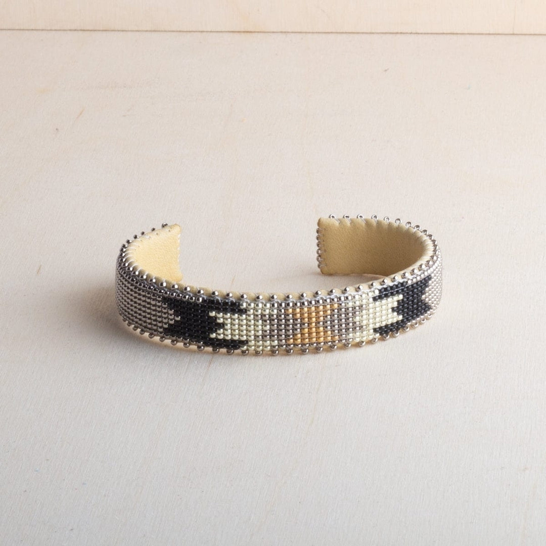 Dawn Beaded Glass Cuff- Small Image 1