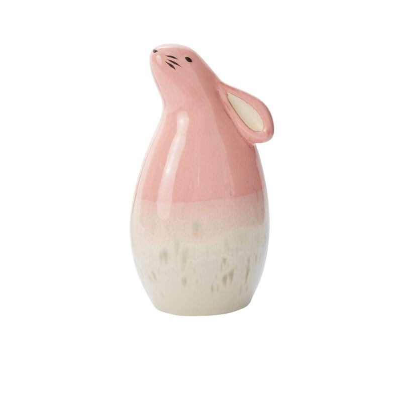 Dewdrop Bunny Figurine Pink Image 1