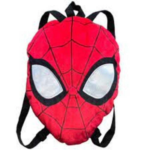 Spider-Man Plush Backpack - Head Shaped - 10 Inch Image 1