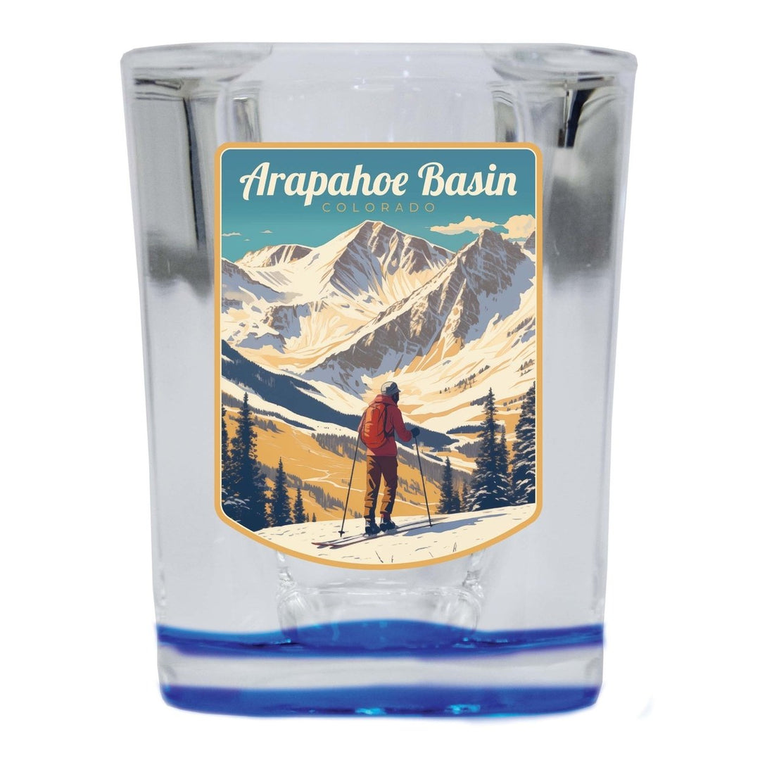 Arapahoe Basin Design A Souvenir 2 Ounce Shot Glass Square Image 4