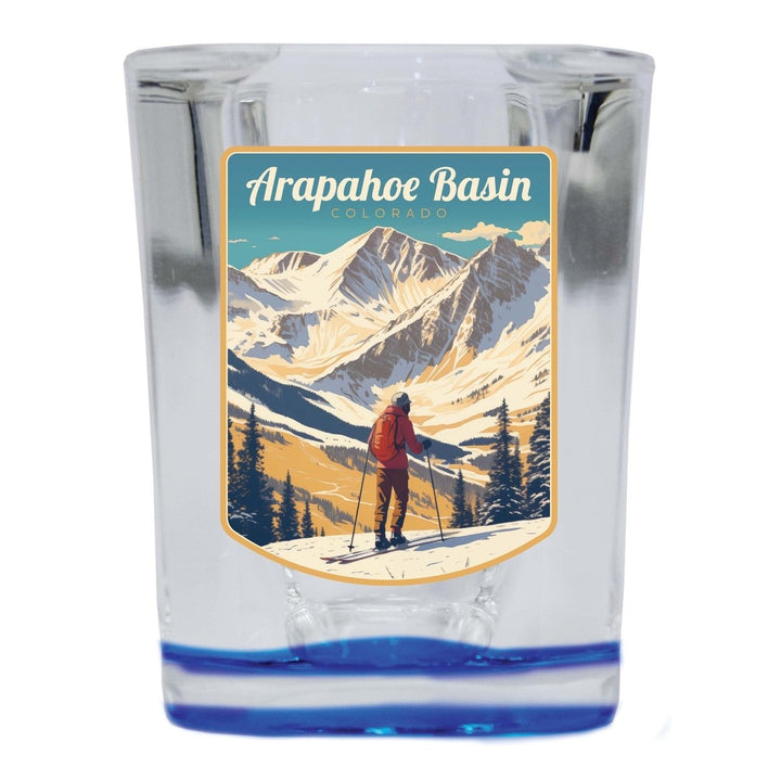 Arapahoe Basin Design A Souvenir 2 Ounce Shot Glass Square Image 1