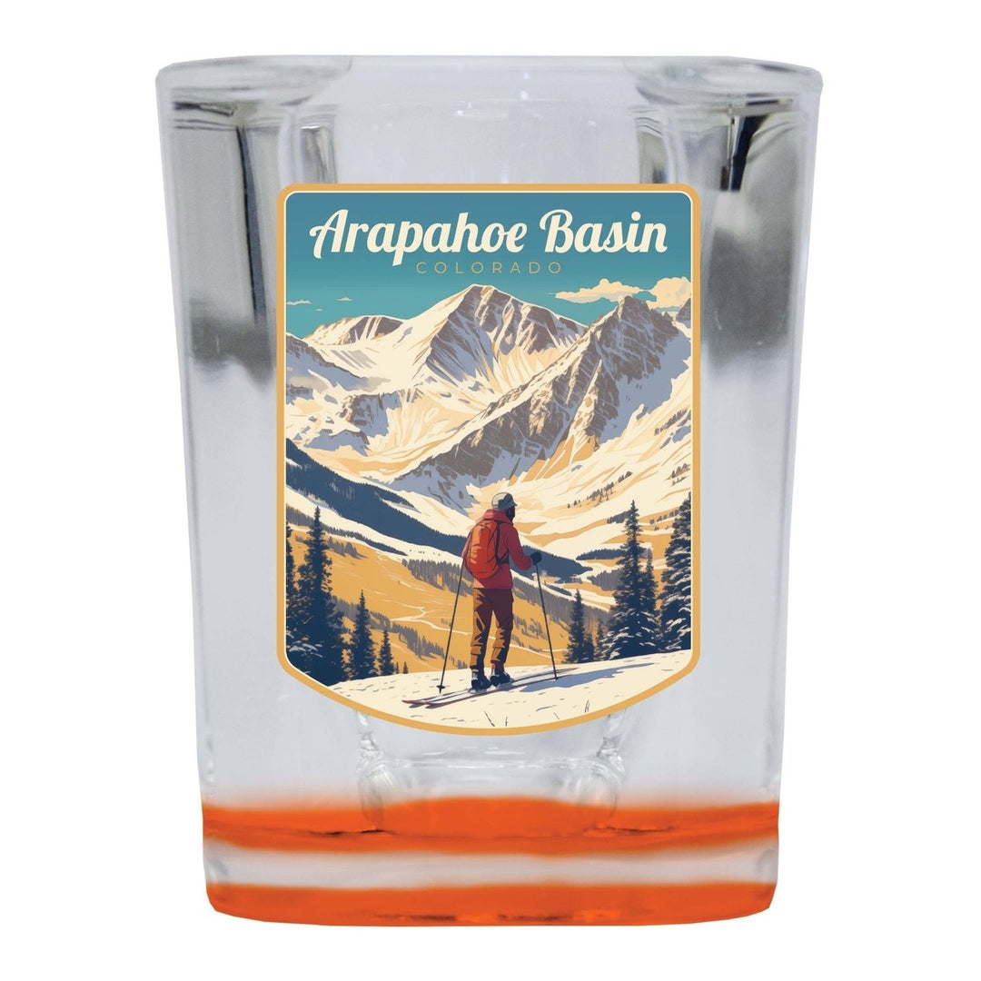 Arapahoe Basin Design A Souvenir 2 Ounce Shot Glass Square Image 4