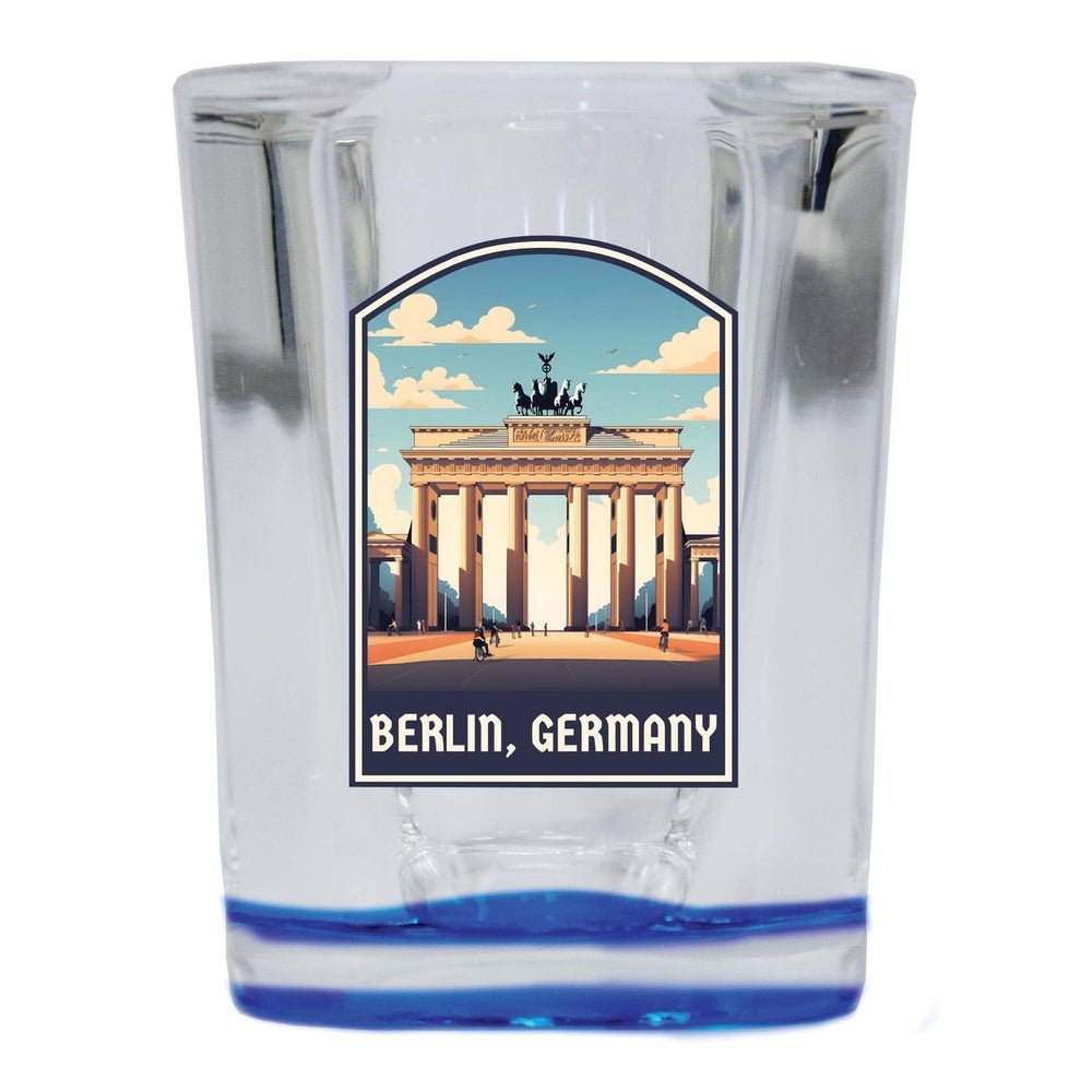 Berlin Germany Design A Souvenir 2 Ounce Shot Glass Square Image 2