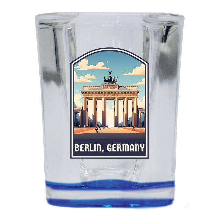 Berlin Germany Design A Souvenir 2 Ounce Shot Glass Square Image 1