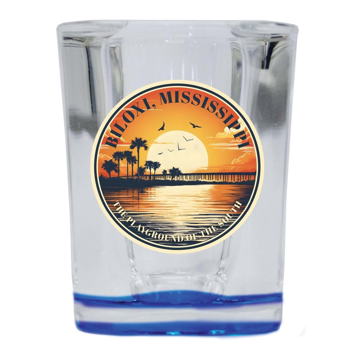 Biloxi Mississippi Design A Souvenir 2 Ounce Shot Glass Square Image 4