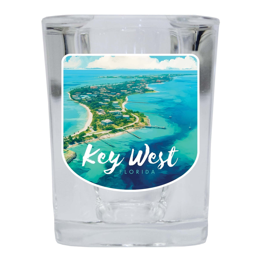 Key West Florida Design A Souvenir 2 Ounce Shot Glass Square Image 1