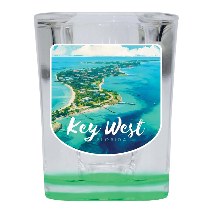 Key West Florida Design A Souvenir 2 Ounce Shot Glass Square Image 4