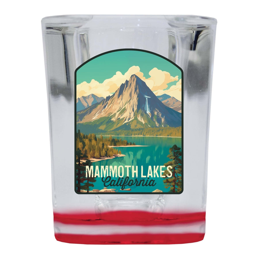 Mammoth Lakes California Design A Souvenir 2 Ounce Shot Glass Square Image 1