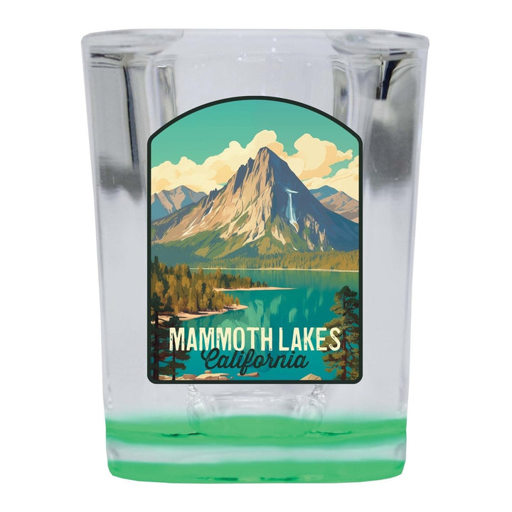 Mammoth Lakes California Design A Souvenir 2 Ounce Shot Glass Square Image 3