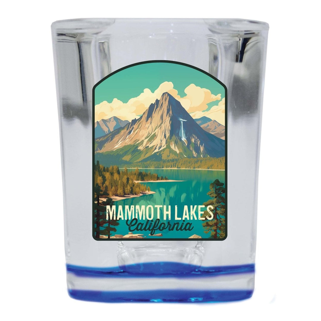 Mammoth Lakes California Design A Souvenir 2 Ounce Shot Glass Square Image 1