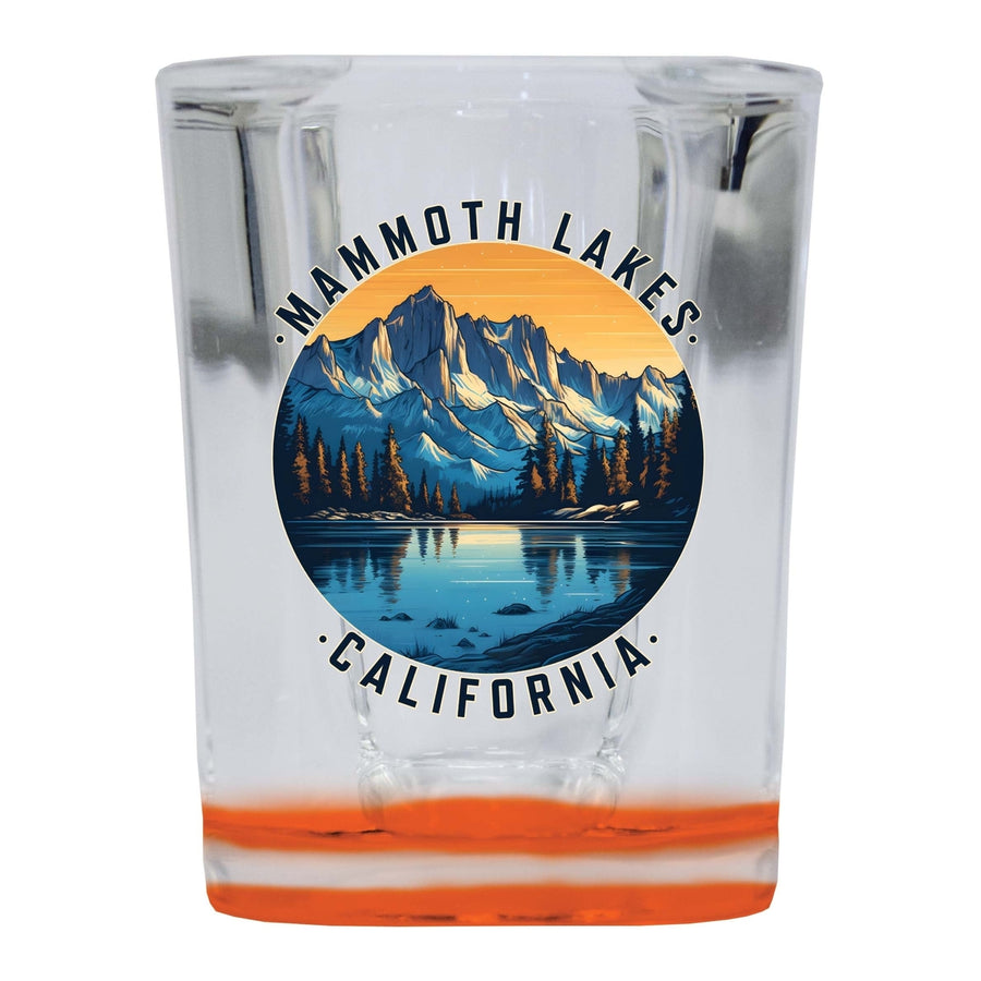 Mammoth Lakes California Design B Souvenir 2 Ounce Shot Glass Square Image 1