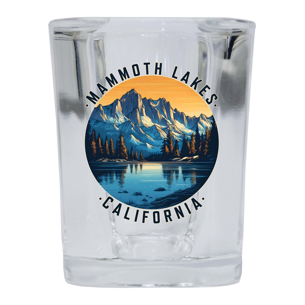 Mammoth Lakes California Design B Souvenir 2 Ounce Shot Glass Square Image 2