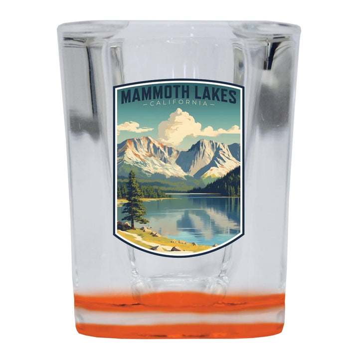 Mammoth Lakes California Design C Souvenir 2 Ounce Shot Glass Square Image 1