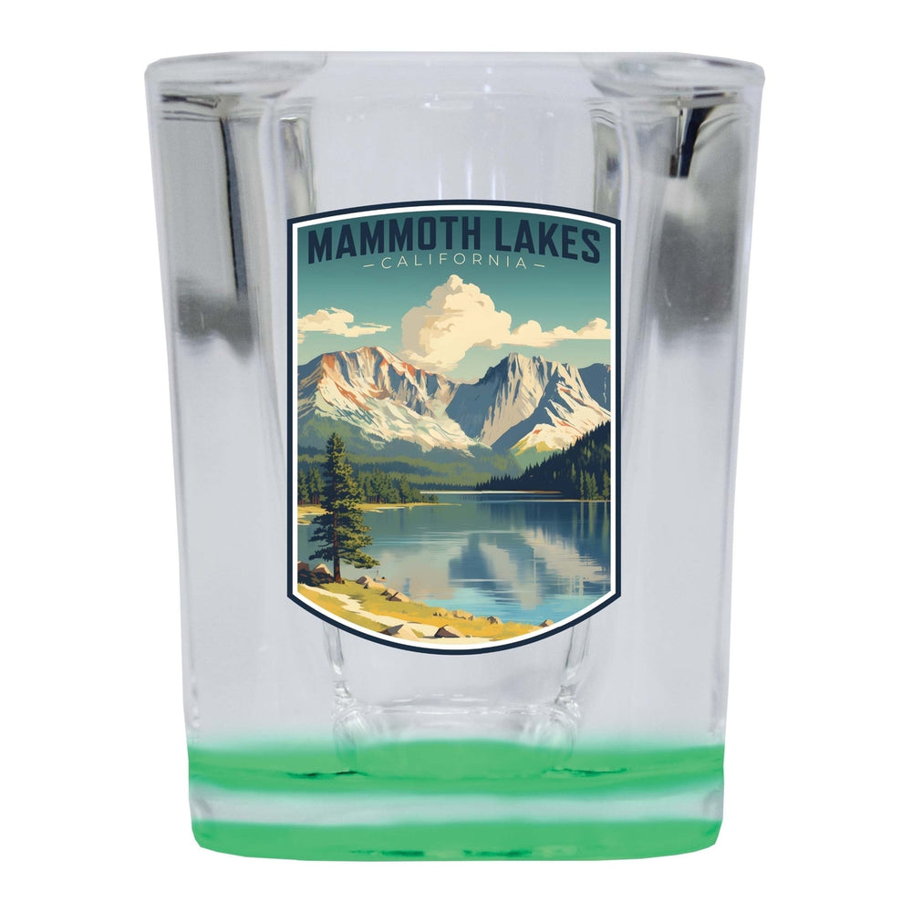Mammoth Lakes California Design C Souvenir 2 Ounce Shot Glass Square Image 2