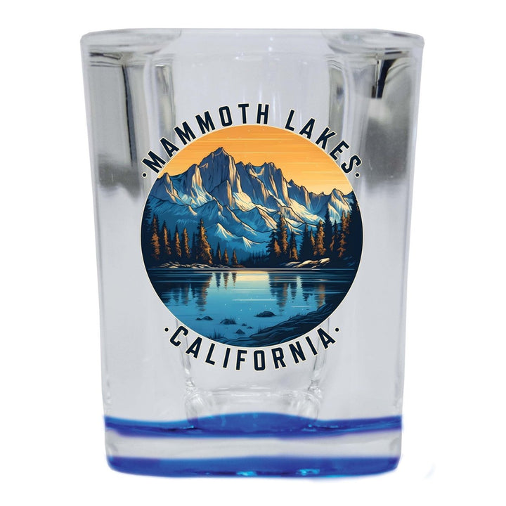 Mammoth Lakes California Design B Souvenir 2 Ounce Shot Glass Square Image 3