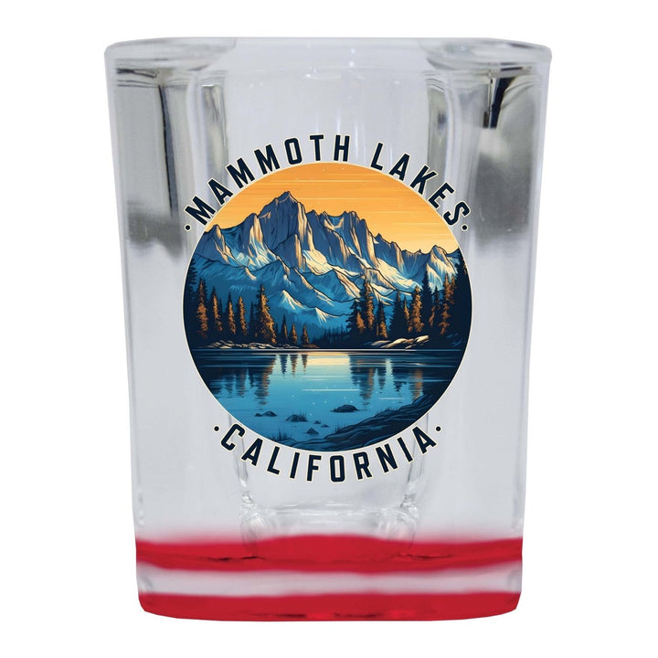 Mammoth Lakes California Design B Souvenir 2 Ounce Shot Glass Square Image 4