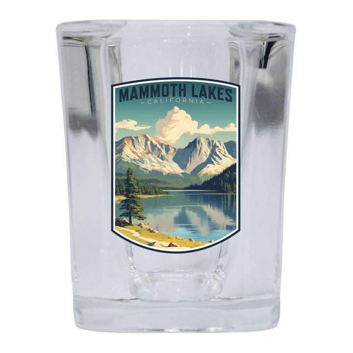 Mammoth Lakes California Design C Souvenir 2 Ounce Shot Glass Square Image 4