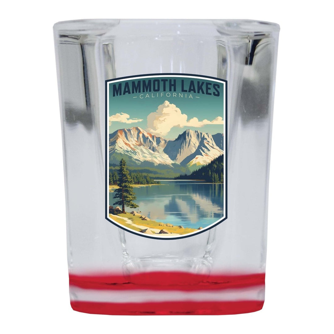 Mammoth Lakes California Design C Souvenir 2 Ounce Shot Glass Square Image 4