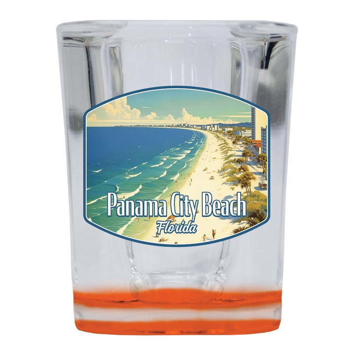 Panama City Beach Florida Design A Souvenir 2 Ounce Shot Glass Square Image 4