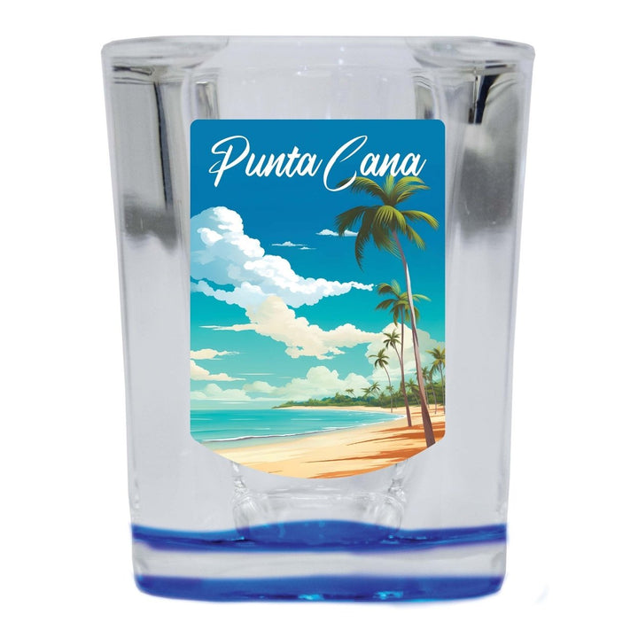 Punta Cana Dominican Republic Design D Souvenir 2 Ounce Shot Glass Square Image 4