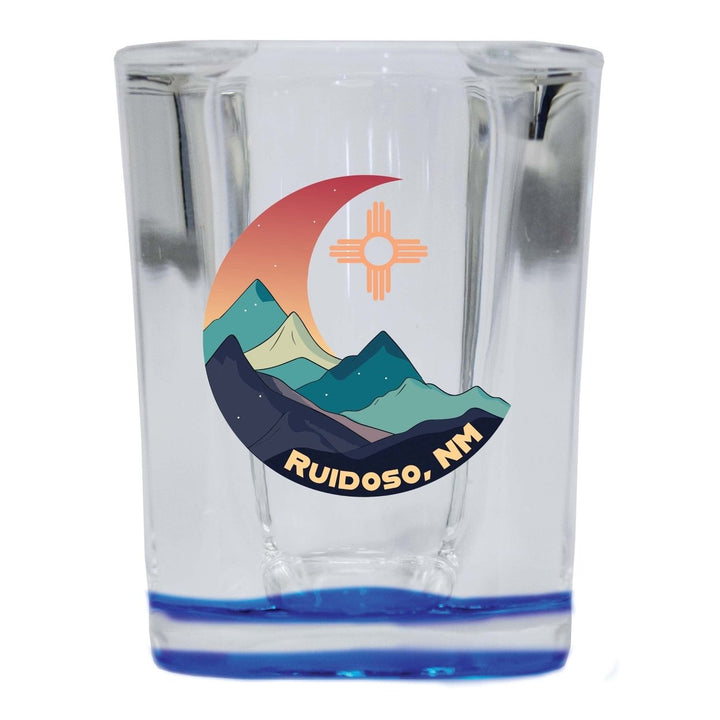 Ruidoso Mexico Design C Souvenir 2 Ounce Shot Glass Square Image 2