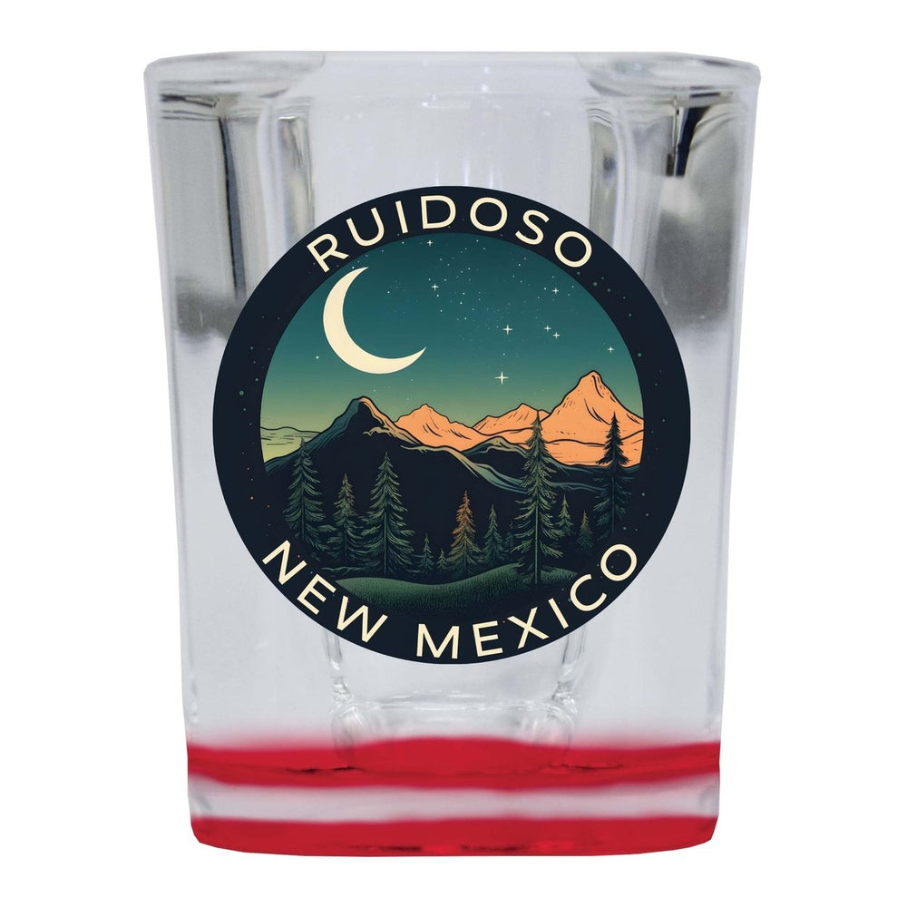 Ruidoso  Mexico Design A Souvenir 2 Ounce Shot Glass Square Image 2