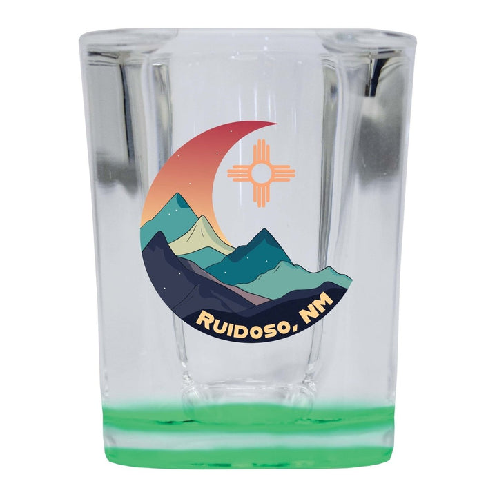 Ruidoso Mexico Design C Souvenir 2 Ounce Shot Glass Square Image 4