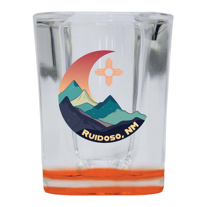 Ruidoso Mexico Design C Souvenir 2 Ounce Shot Glass Square Image 4