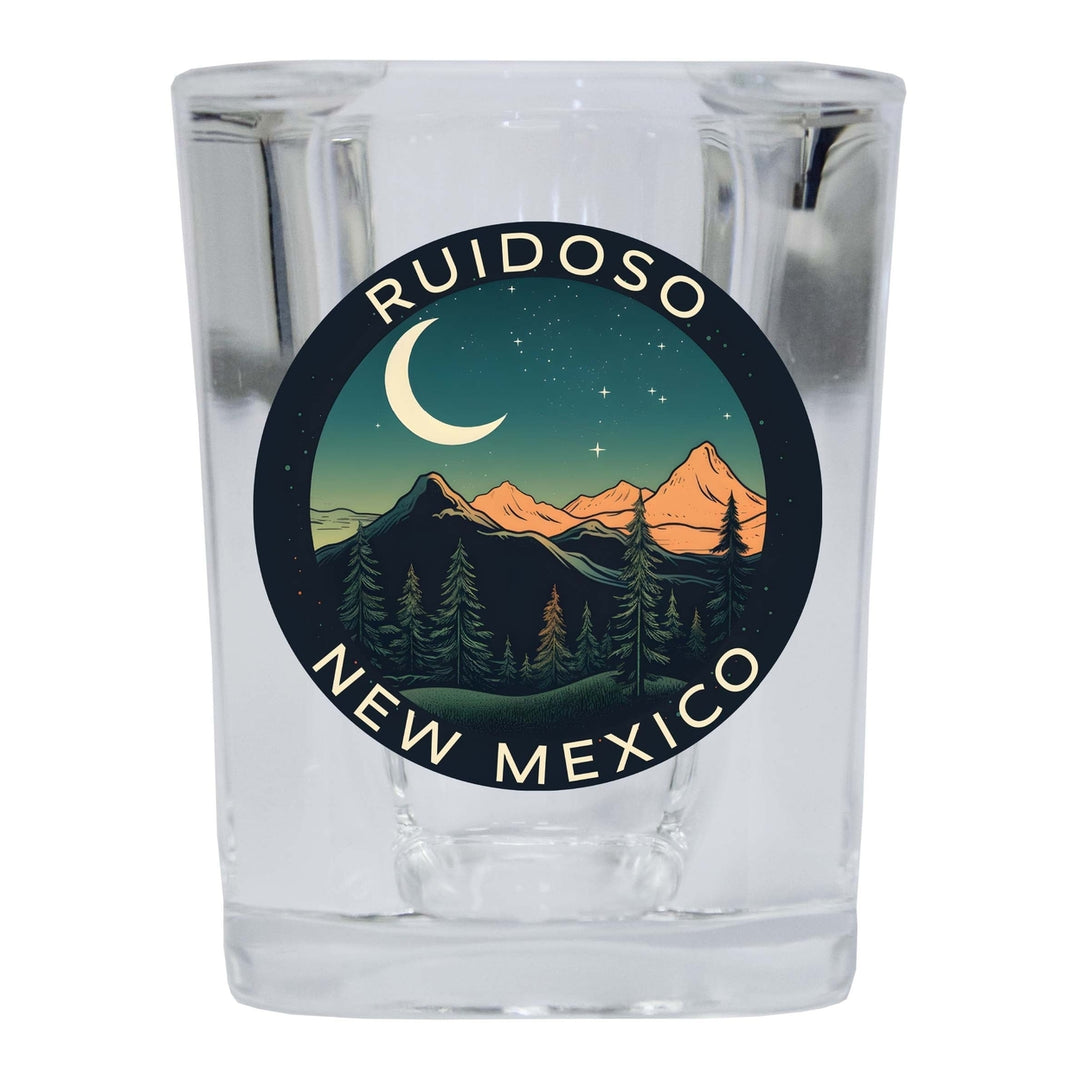 Ruidoso Mexico Design A Souvenir 2 Ounce Shot Glass Square Image 3