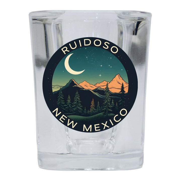 Ruidoso Mexico Design A Souvenir 2 Ounce Shot Glass Square Image 1