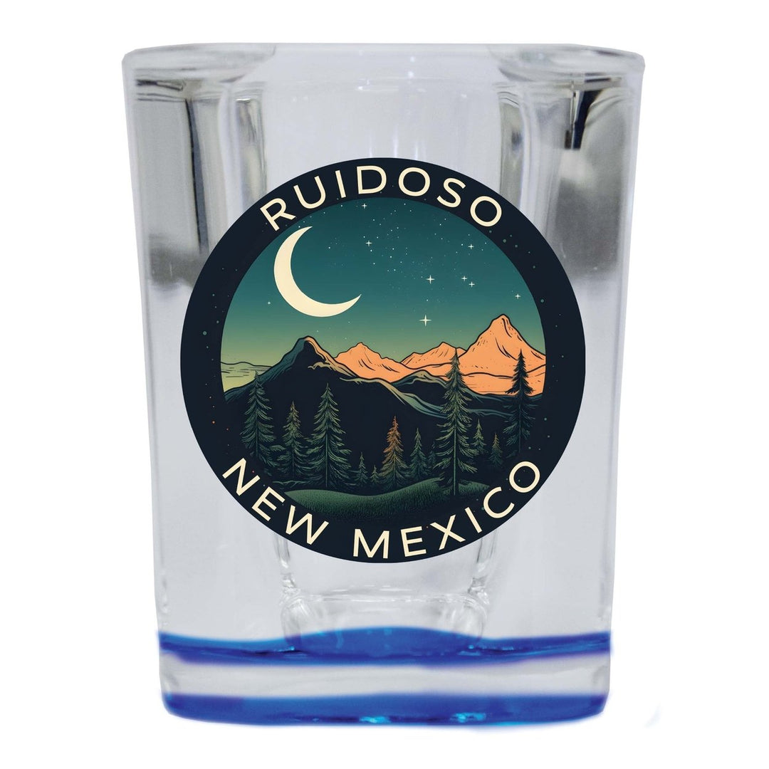 Ruidoso Mexico Design A Souvenir 2 Ounce Shot Glass Square Image 4