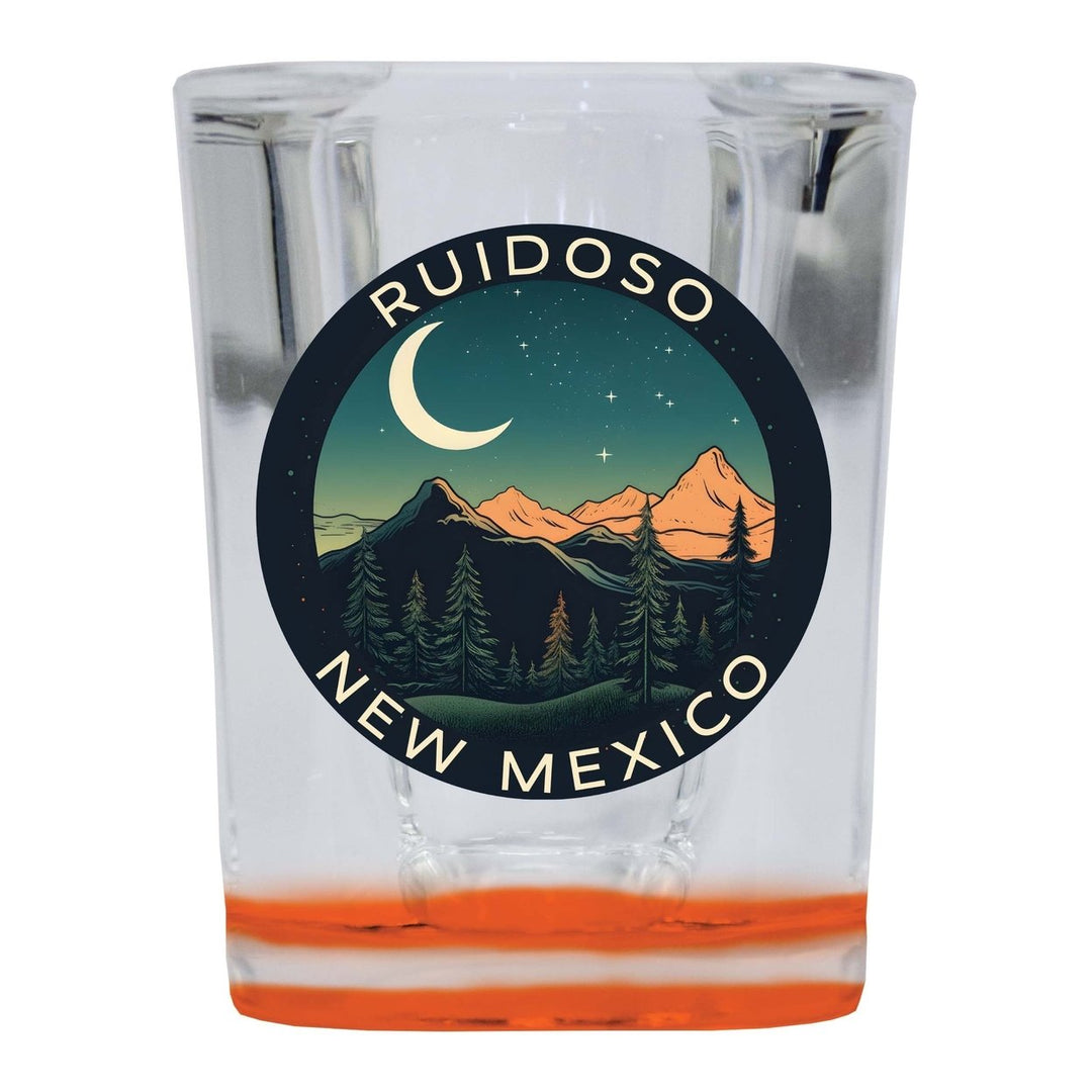 Ruidoso Mexico Design A Souvenir 2 Ounce Shot Glass Square Image 4