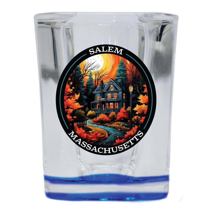 Salem Massachussettes Design B Souvenir 2 Ounce Shot Glass Square Image 4