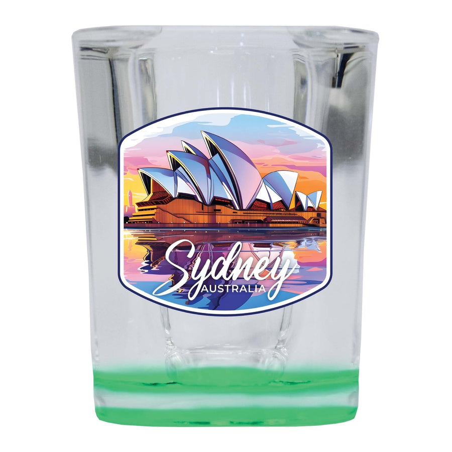 Sydney Australia Design A Souvenir 2 Ounce Shot Glass Square Image 1