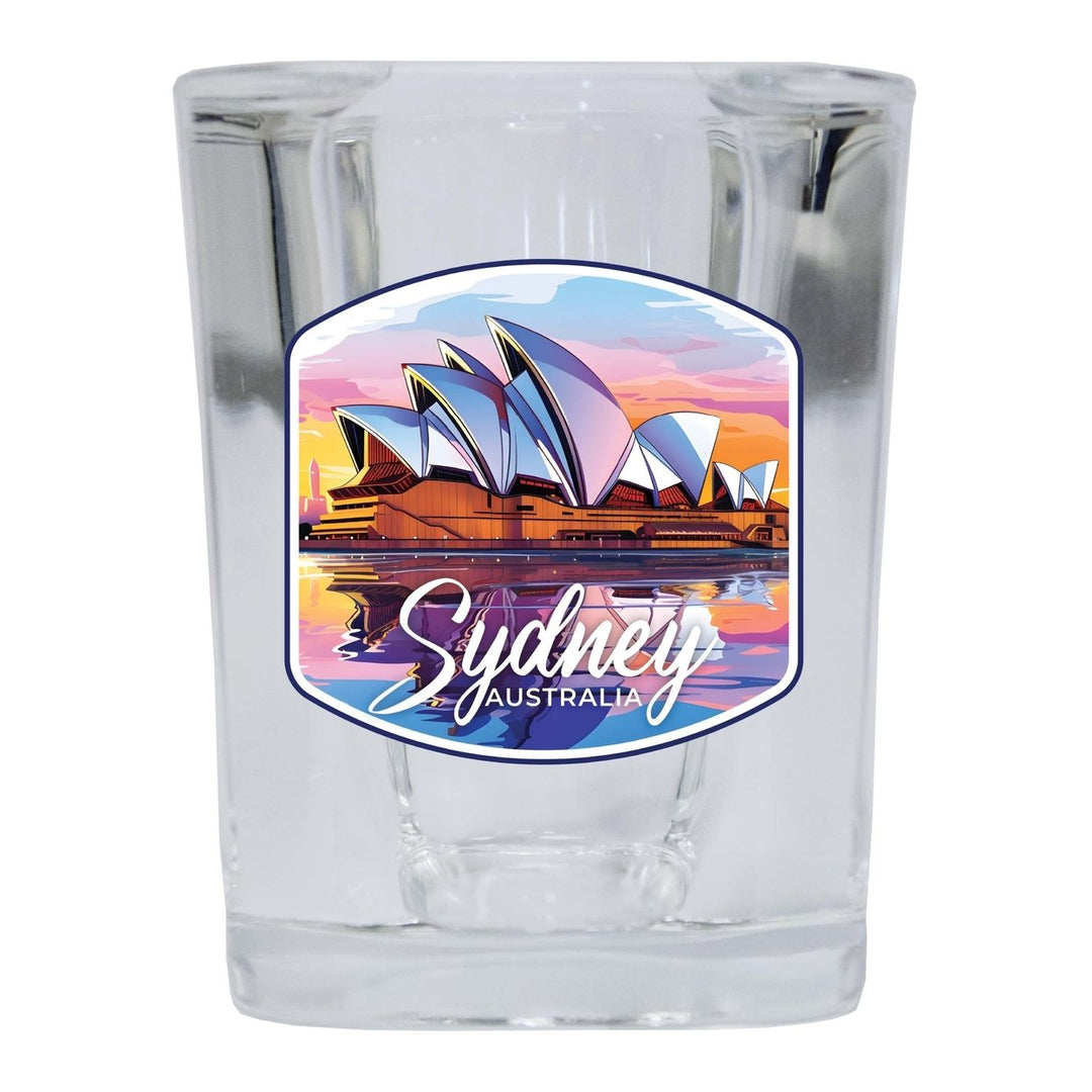 Sydney Australia Design A Souvenir 2 Ounce Shot Glass Square Image 1