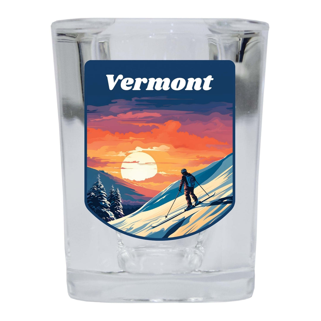 Vermont Design B Souvenir 2 Ounce Shot Glass Square Image 1