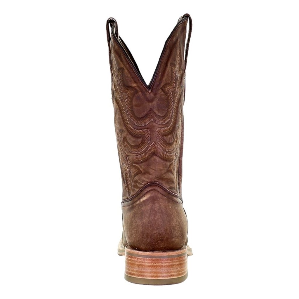 Corral Western Boots Mens Embroidery Wide Square Toe Brown A4105 Image 4