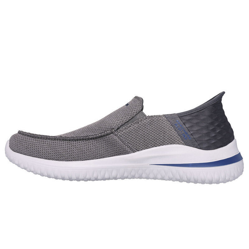 Skechers Mens Delson 3.0 Cabrino Slip-On Grey - 210604-GRY GRAY Image 4